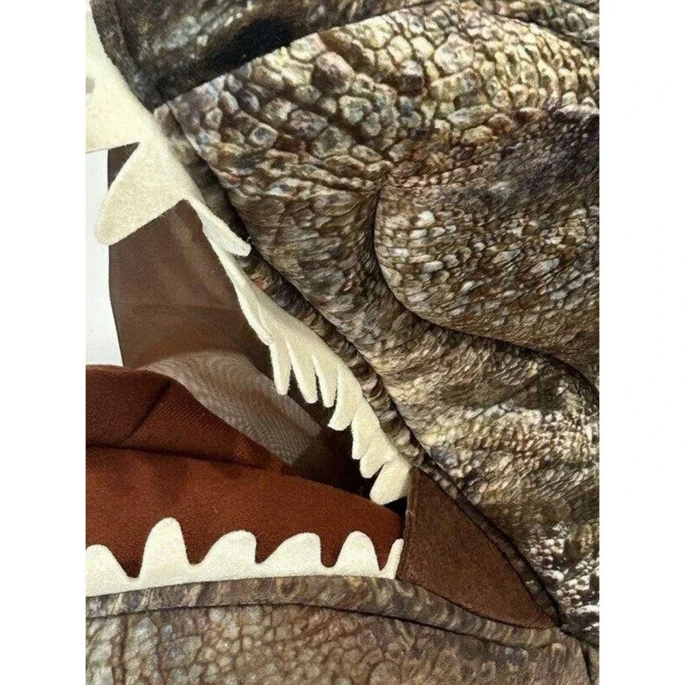 Jurassic World Greeter Foam Head Dinosaur T-Rex Mask Halloween Costume Dan Dee